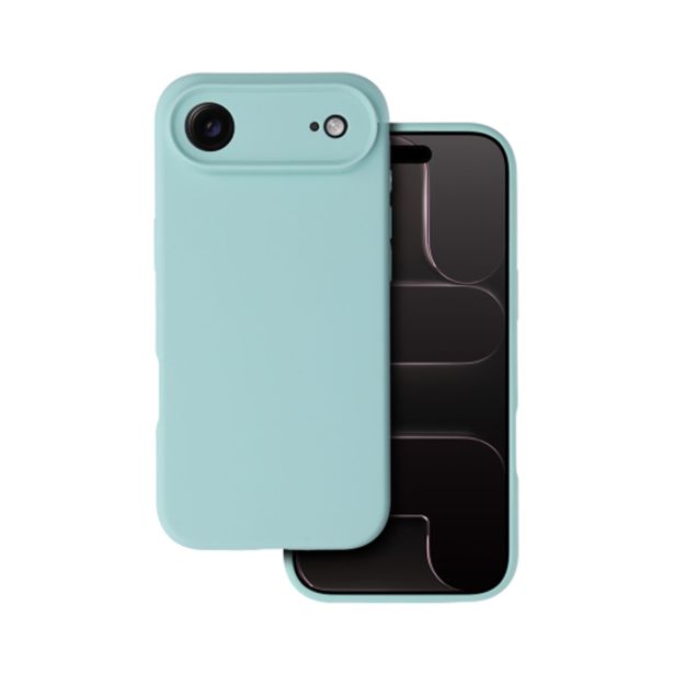 SILIKONSKI OVITEK ZA IPHONE 17 AIR - MAT LIQUID - MINT