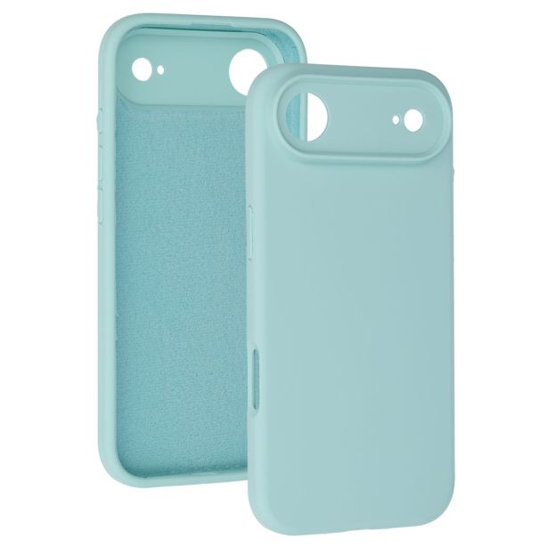 SILIKONSKI OVITEK ZA IPHONE 17 AIR - MAT LIQUID - MINT