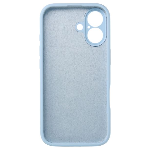 SILIKONSKI OVITEK ZA IPHONE 17 - MAT LIQUID SVETLO MODER