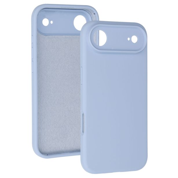 SILIKONSKI OVITEK ZA IPHONE 17 AIR - MAT LIQUID - SVETLO MODER