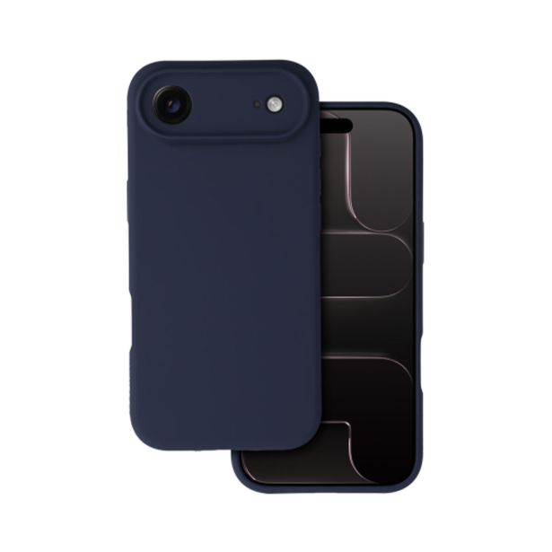 SILIKONSKI OVITEK ZA IPHONE 17 AIR - MAT LIQUID - TEMNO MODER