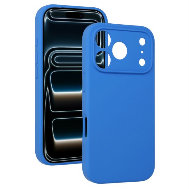 SILIKONSKI OVITEK ZA IPHONE 17 PRO MAX - MAT LIQUID MODER