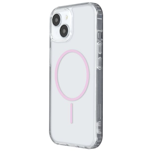 SILIKONSKI OVITEK ANTISHOCK Z ROZA MAGSAFE ZA IPHONE 16 - PROZOREN