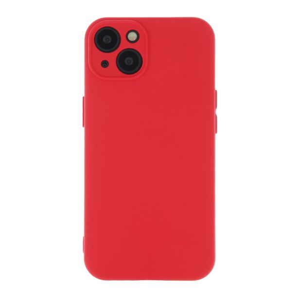 SILIKONSKI OVITEK ZA IPHONE 16E - MAT LIQUID - RDEČ