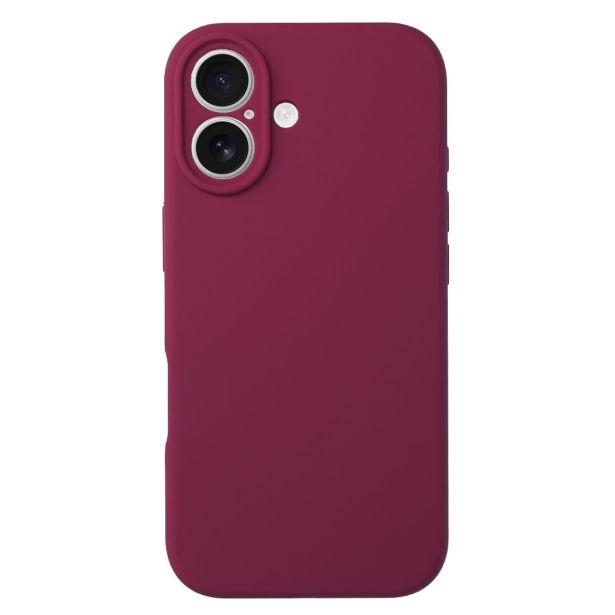 SILIKONSKI OVITEK ZA IPHONE 17 - MAT LIQUID RDEČ