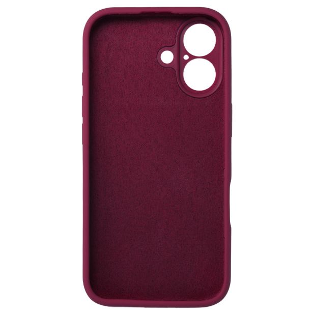 SILIKONSKI OVITEK ZA IPHONE 17 - MAT LIQUID RDEČ