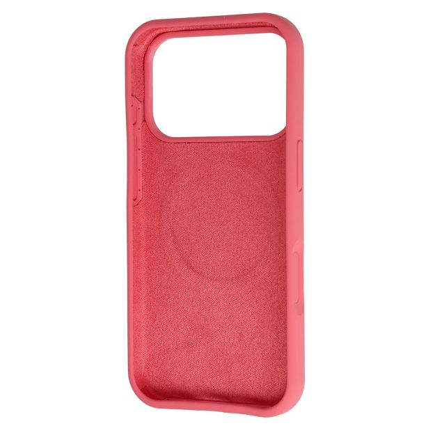 RAINBOW LIQUID SILIKONSKI OVITEK Z MAGSAFE ZA IPHONE 17 PRO - RDEČ