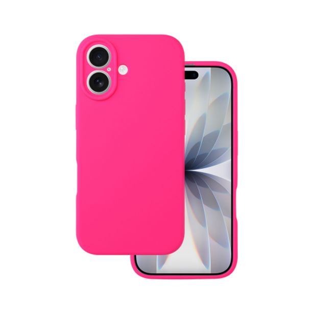 SILIKONSKI OVITEK ZA IPHONE 17 - MAT LIQUID ROZA