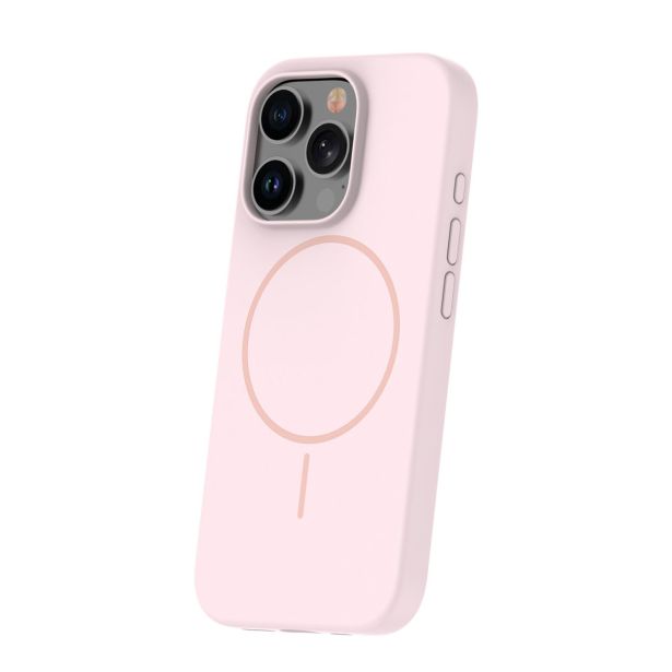 MAT LIQUID SILIKONSKI OVITEK Z MAGSAFE ZA IPHONE 17 PRO - ROZA
