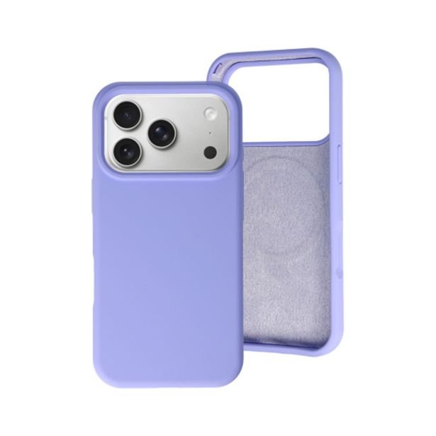 RAINBOW LIQUID SILIKONSKI OVITEK Z MAGSAFE ZA IPHONE 17 PRO - VIJOLA