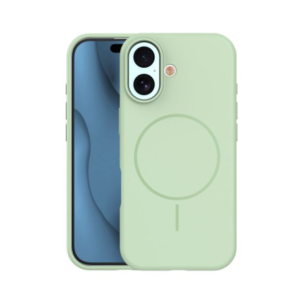MAT LIQUID SILIKONSKI OVITEK Z MAGSAFE ZA IPHONE 17 - ZELEN