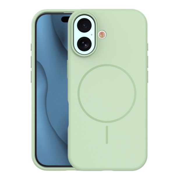 MAT LIQUID SILIKONSKI OVITEK Z MAGSAFE ZA IPHONE 17 - ZELEN
