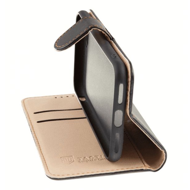 TACTICAL PREKLOPNA TORBICA FANCY DIARY GLADKA SAMSUNG GALAXY A17 - ČRNA