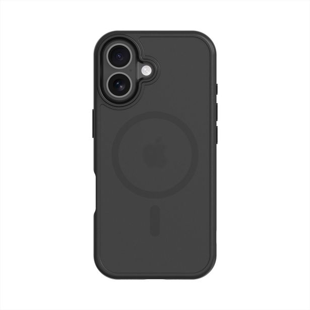 TACTICAL ASPHALT MAGFORCE SILIKONSKI OVITEK ZA IPHONE 17 - PROZORNO ČRN