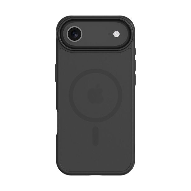 TACTICAL ASPHALT MAGFORCE SILIKONSKI OVITEK ZA IPHONE 17 AIR - PROZORNO ČRN
