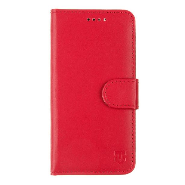 TACTICAL PREKLOPNA TORBICA FANCY DIARY GLADKA SAMSUNG GALAXY A26 - RDEČA