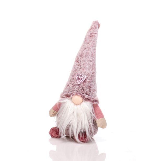 PRAZNIČNA FIGURA GLOSSTYLE PALČEK 33 CM SORT LILA/ROZA