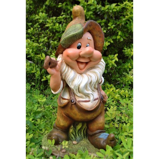 FIGURA, OKRASNA PALČEK V RJAVI OBLEKI VIŠ. 37 CM