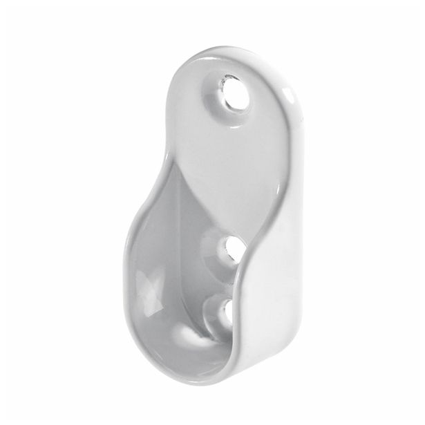 NOSILEC OBEŠALNE PALICE ZA OMARO HETTICH DIY, OVALEN 15/30MM, BELA, V ZAVOJU STA 2 KOSA