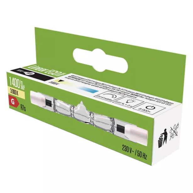PALIČASTA HALOG ŽARNICA EMOS ECO  J78 80W R7S WW