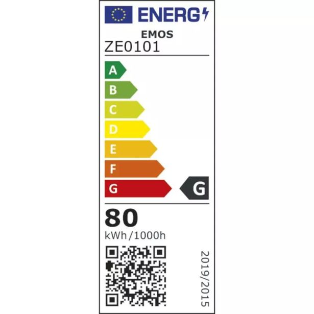 PALIČASTA HALOG ŽARNICA EMOS ECO  J78 80W R7S WW