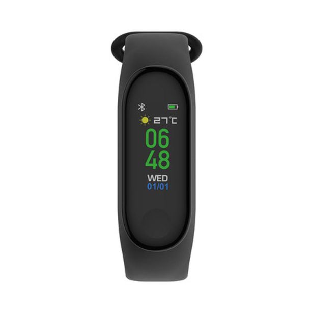 PAMETNA FIT ZAPESTNICA FOREVER FITBAND SB-50 ČRNA