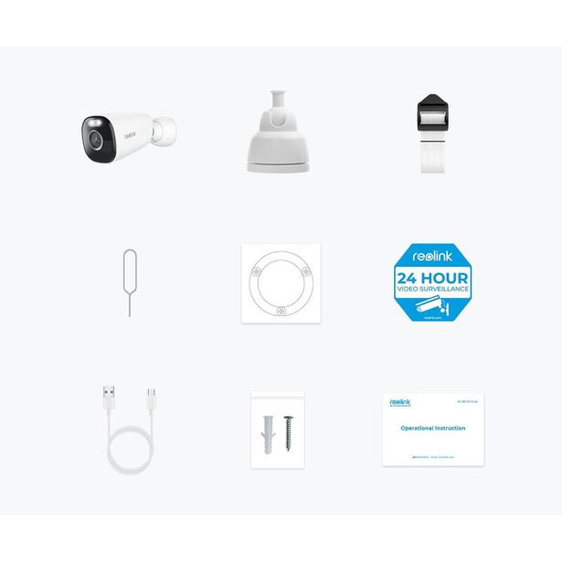 PAMETNA KAMERA REOLINK ARGUS B340 IP BELA
