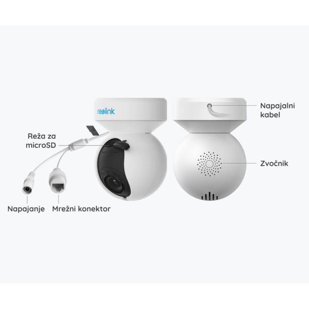 PAMETNA KAMERA REOLINK E540 IP KAMERA BELA