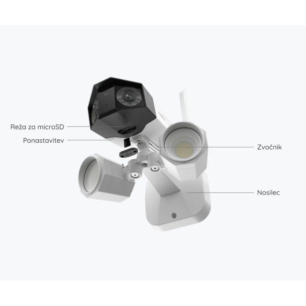 PAMETNA KAMERA REOLINK FLOODLIGHT F750W BELA