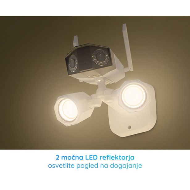 PAMETNA KAMERA REOLINK FLOODLIGHT F750W BELA