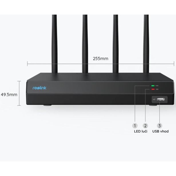 PAMETNA KAMERA REOLINK NVS12-8MB4W BELA