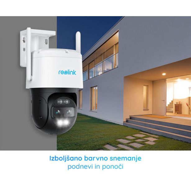 PAMETNA KAMERA REOLINK TRACKMIX G765 IP BELA