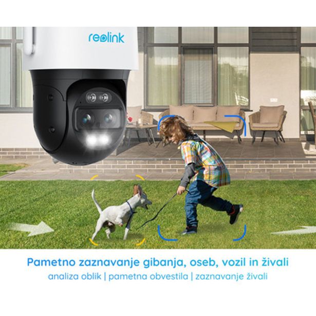 PAMETNA KAMERA REOLINK TRACKMIX G765 IP BELA