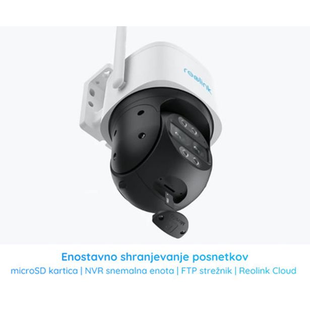 PAMETNA KAMERA REOLINK TRACKMIX G765 IP BELA