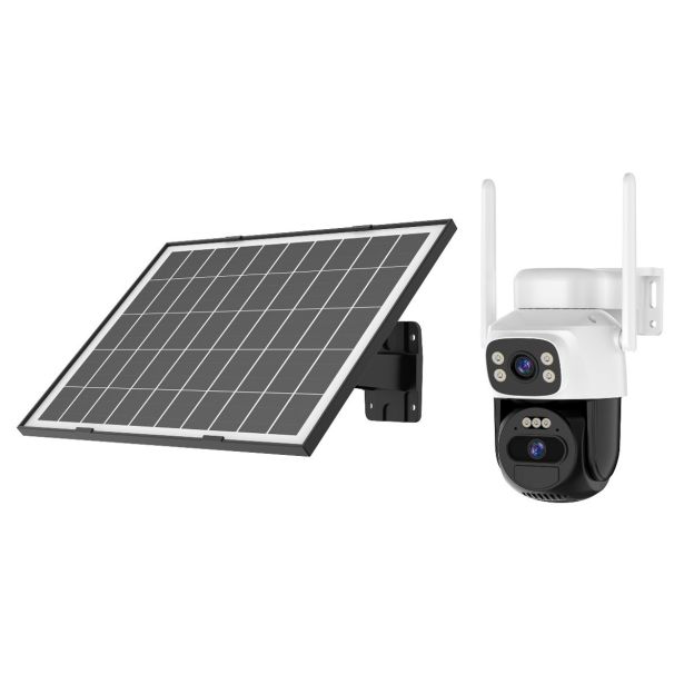 PAMETNA KAMERA ROBAXO RC622CBD DUAL 3MP S SOLARNIM PANELOM