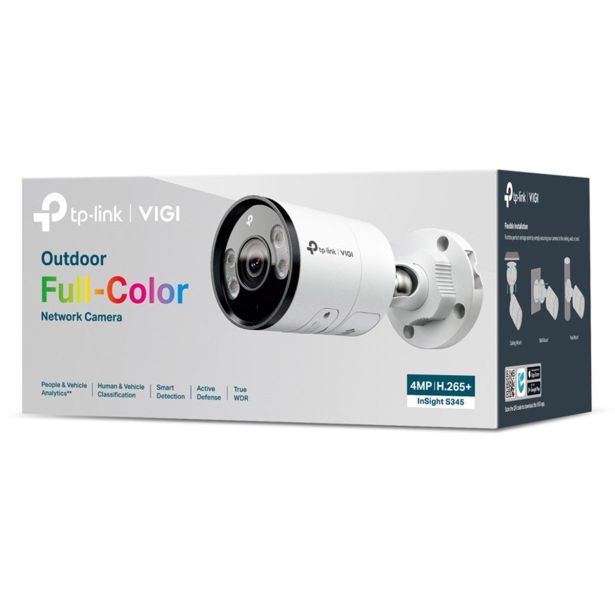 PAMETNA KAMERA TP-LINK NADZORNA LAN VIGI INSIGHT S345 4MM 4MP FULL C