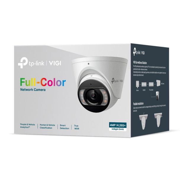PAMETNA KAMERA TP-LINK NADZORNA LAN VIGI INSIGHT S445 4MM 4MP FULL C