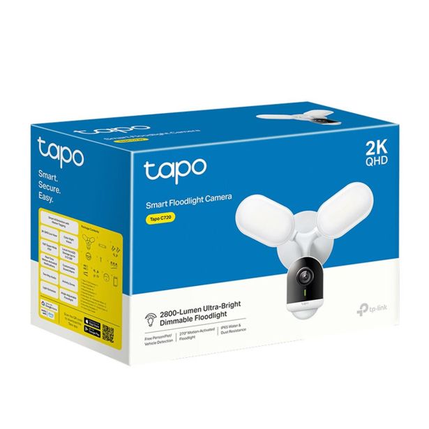 PAMETNA KAMERA TP LINK WLAN TAPO C720 2K FLOODLIGHT OUTDOOR
