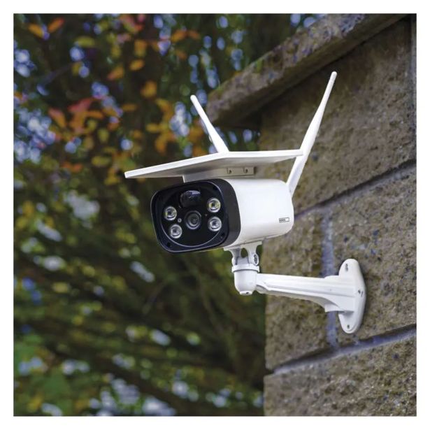 PAMETNA KAMERA VRTLJIVA KAMERA ZUNANJA S SOLARNIM PANELOM