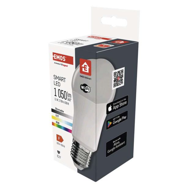 PAMETNA SIJALKA EMOS LED A60 11W E27 RGBW WIFI