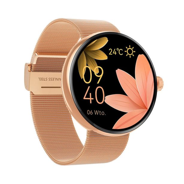 PAMETNA URA FOREVER FOREVIVE 5 SB-365 1.3" AMOLED ZASLON ROŽNATA