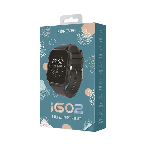 PAMETNA URA FOREVER IGO2 JW-150 ČRNA