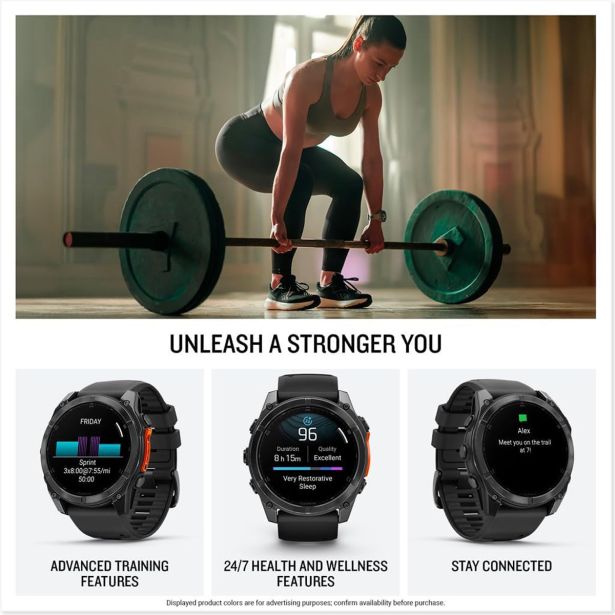 PAMETNA URA GARMIN FENIX 8 51MM AMOLED GLASS