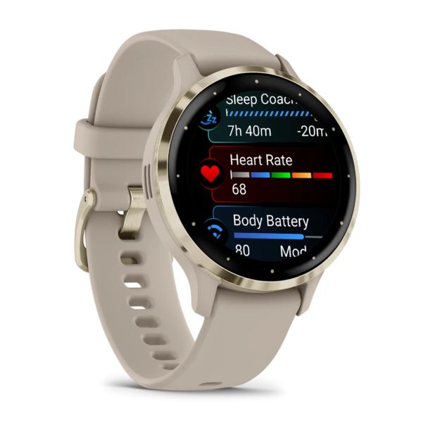 PAMETNA URA GARMIN VENU 3S FRENCH GREY/SOFT GOLD