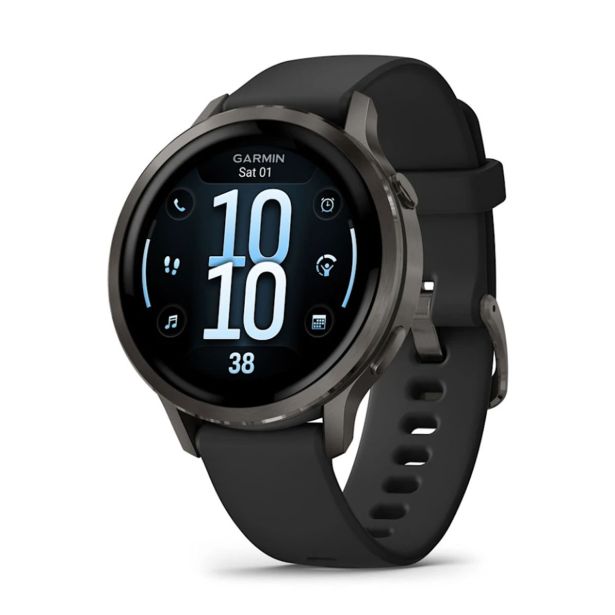 PAMETNA URA GARMIN VENU 4 (41MM), BLACK W/ SLATE + BLACK