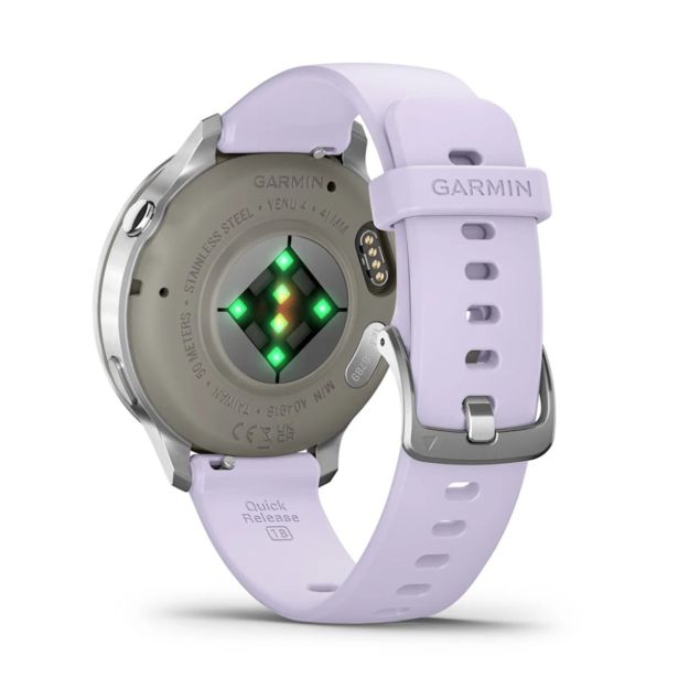PAMETNA URA GARMIN VENU 4 (41MM) GRAY W/ SILVER + PERIWINKLE