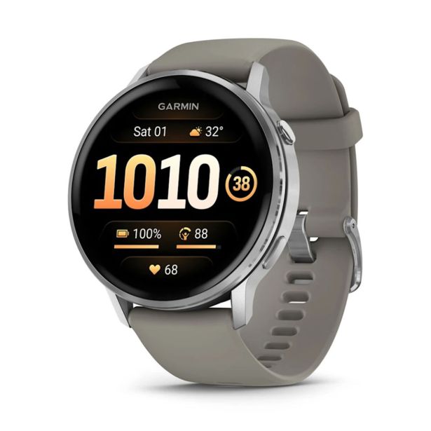 PAMETNA URA GARMIN VENU 4 (45MM), BLACK W/ SILVER + GRAY