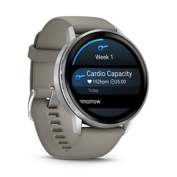 PAMETNA URA GARMIN VENU 4 (45MM), BLACK W/ SILVER + GRAY