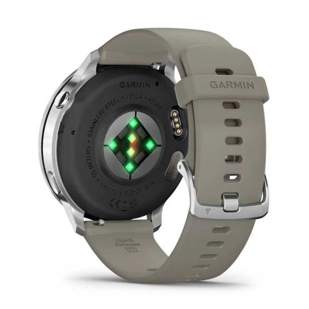 PAMETNA URA GARMIN VENU 4 (45MM), BLACK W/ SILVER + GRAY