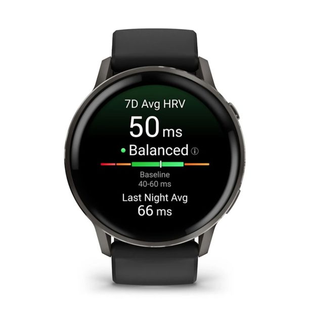 PAMETNA URA GARMIN VENU 4 (45MM), BLACK W/ SLATE + BLACK